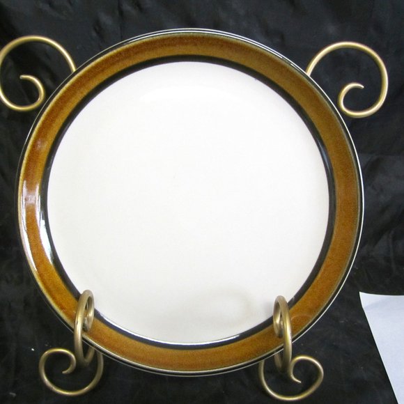 VTG 70'S MIKASA CARIBBEAN FREEPORT KQ003 STONEWARE DINNER PLATES SET OF 5 - Picture 1 of 4